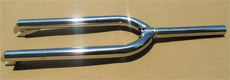700c steel chrome fork